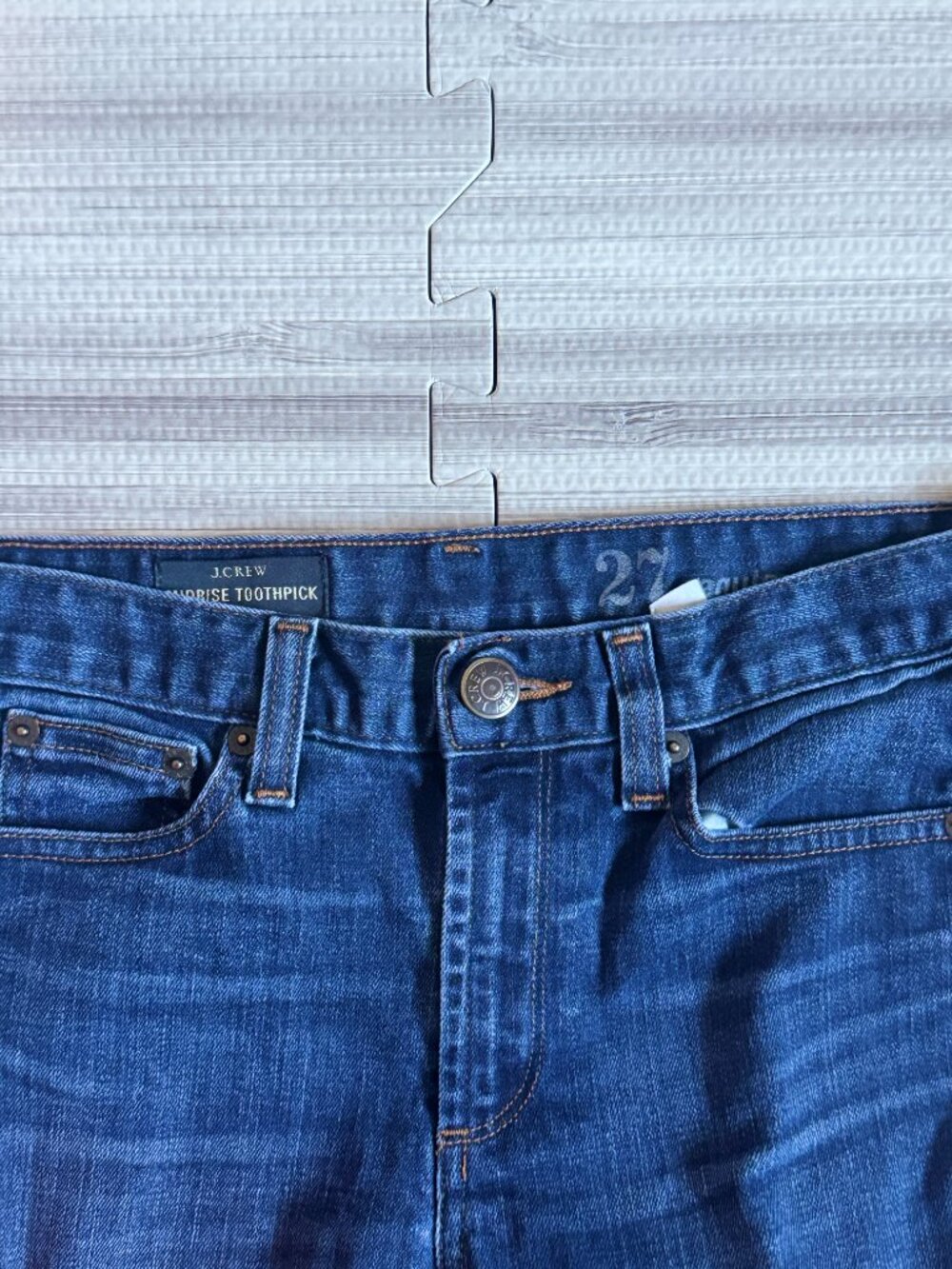 J.Crew Women's Mid Rise Toothpick Skinny Jeans - Picture 2 of 3